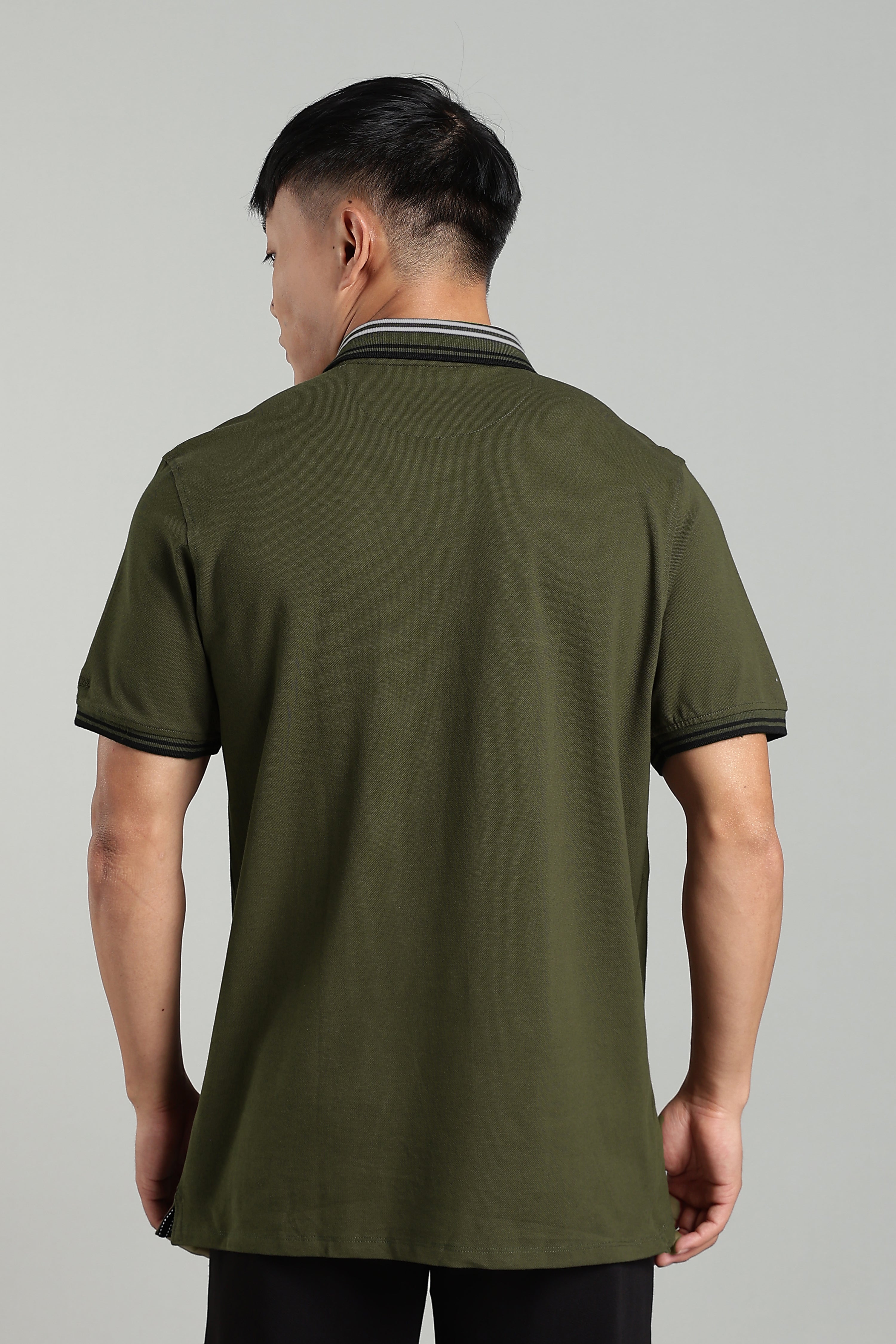 CAPDAZZ POLO OLIVE GREEN T-SHIRT