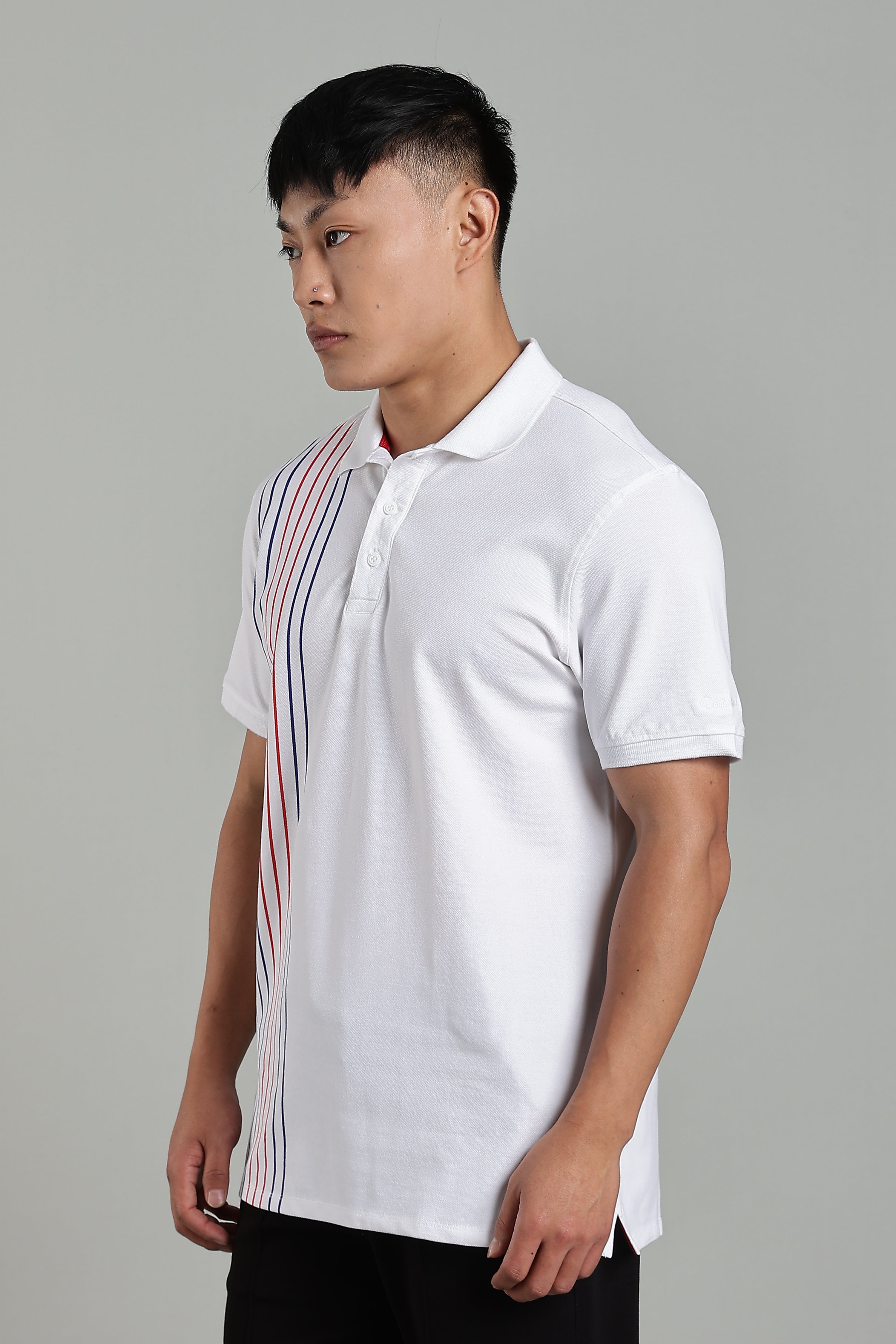 CAPDAZZ POLO WHITE T-SHIRT