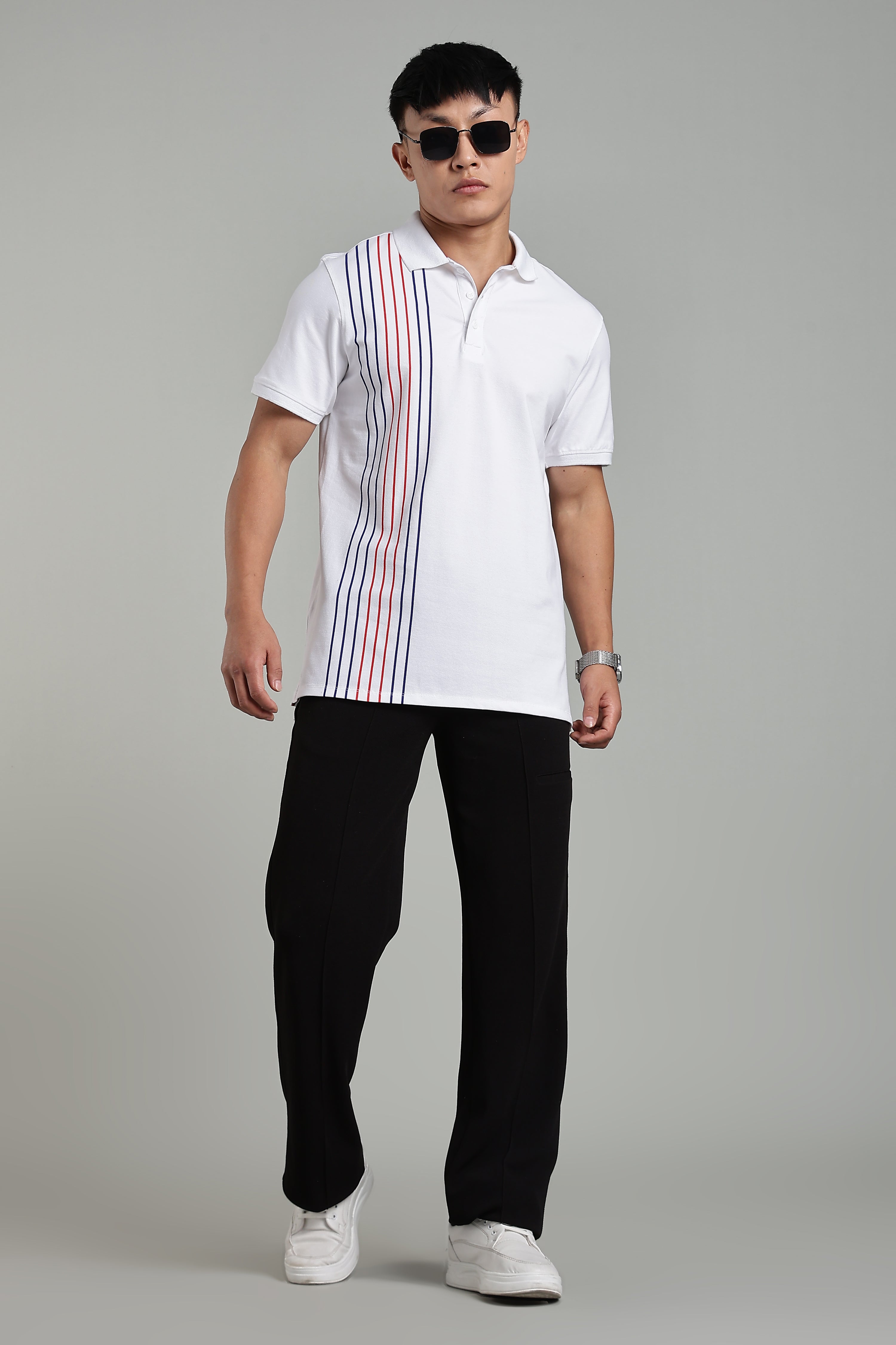CAPDAZZ POLO WHITE T-SHIRT