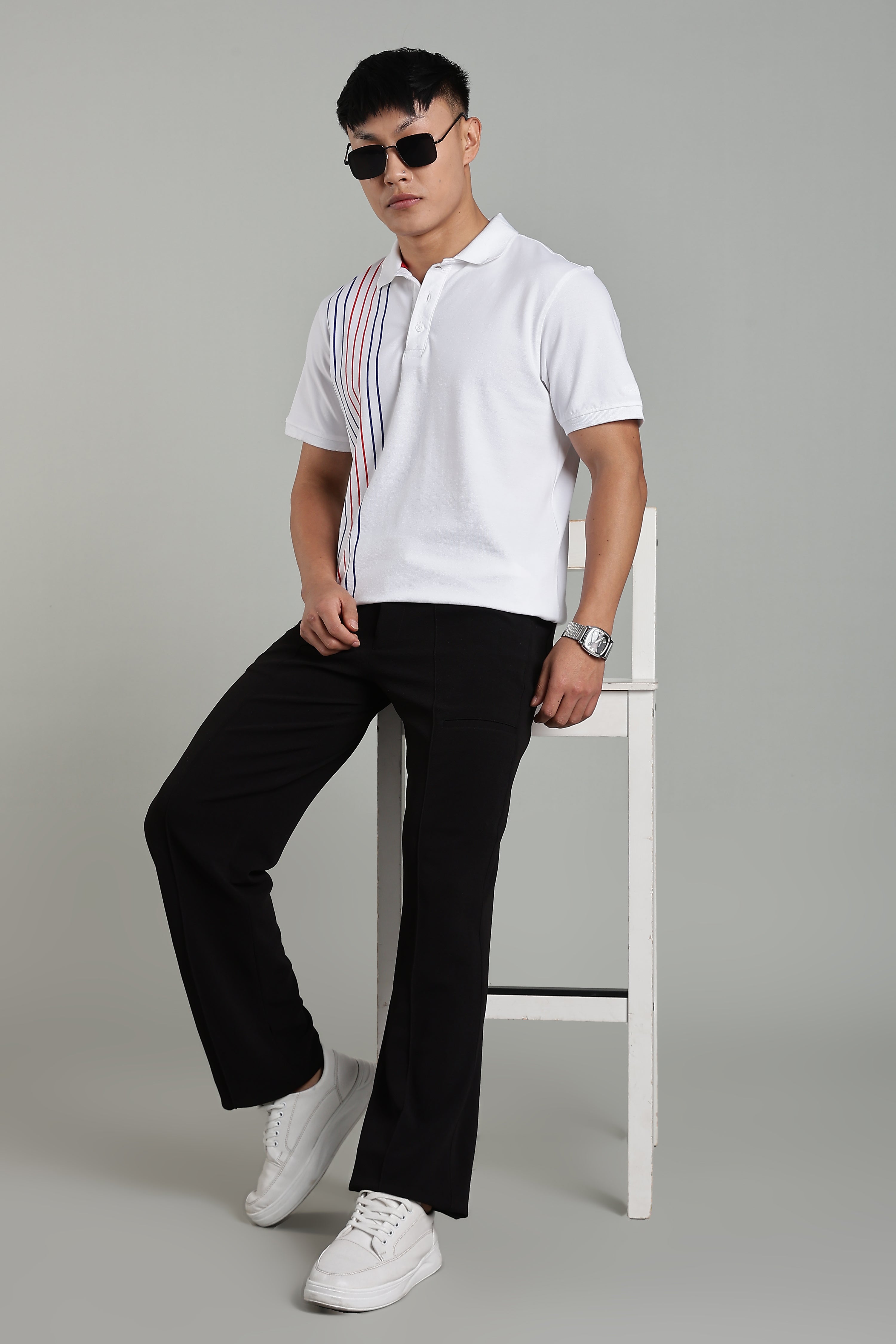 CAPDAZZ POLO WHITE T-SHIRT