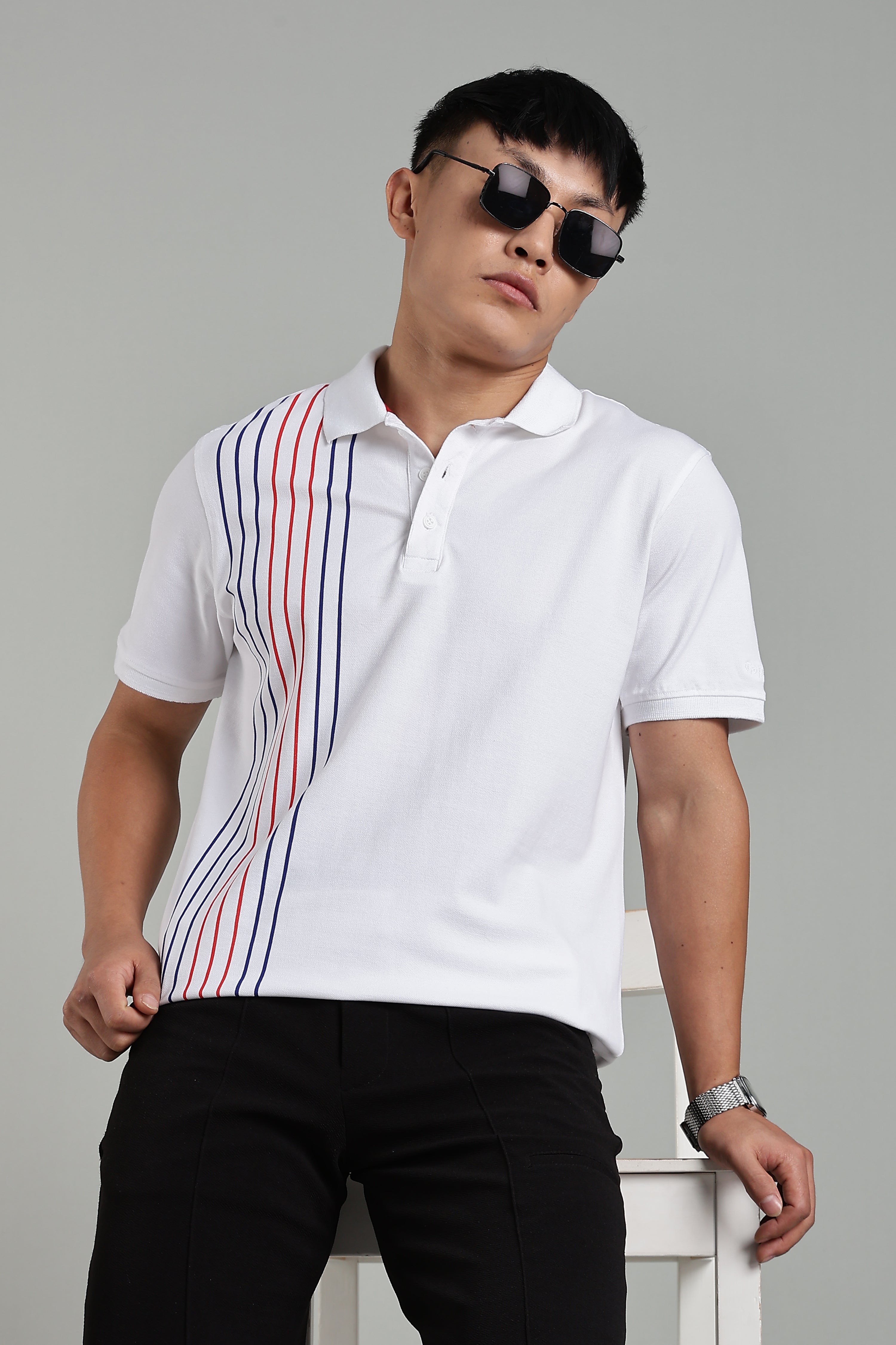 CAPDAZZ POLO WHITE T-SHIRT