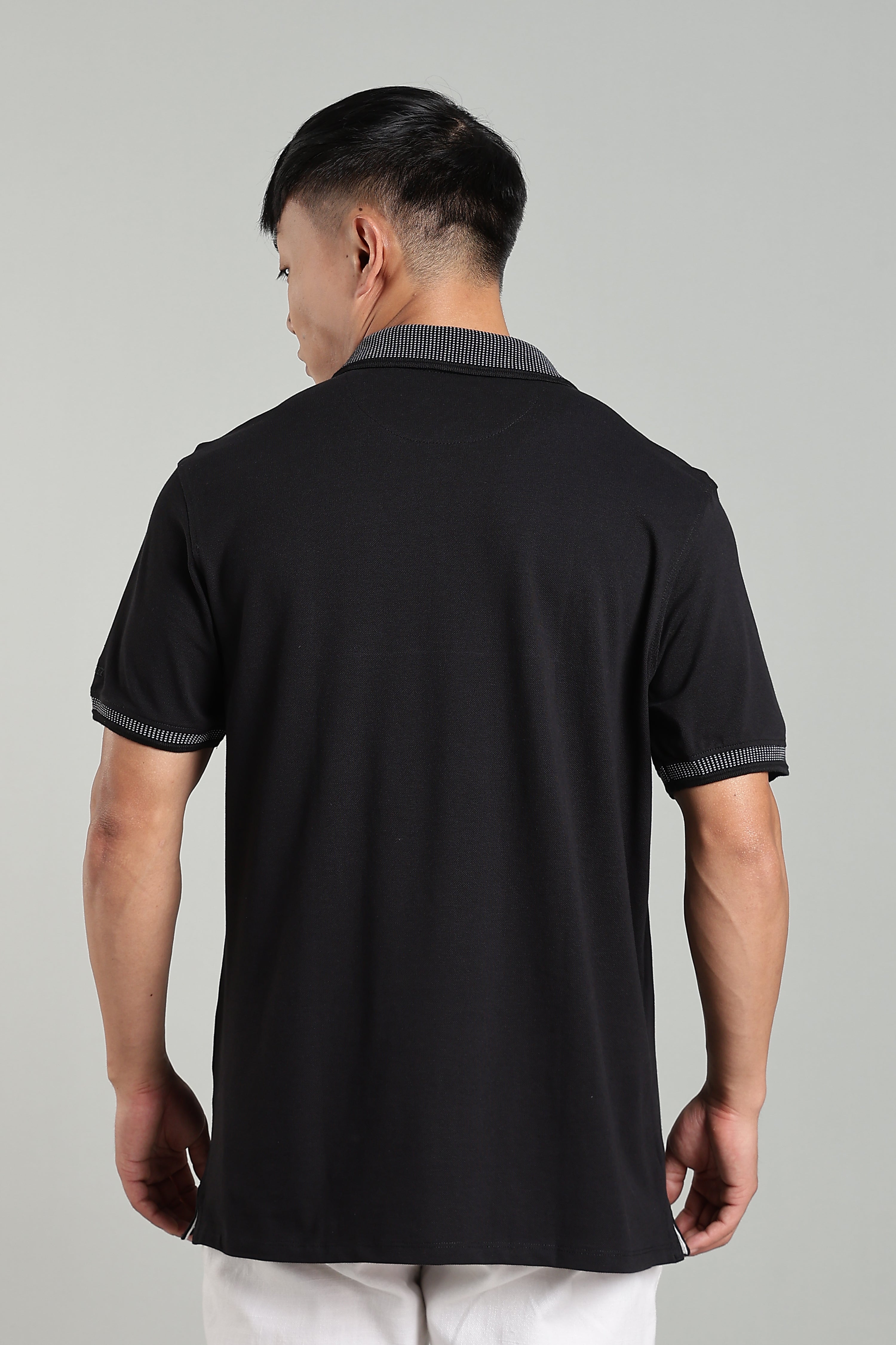 CAPDAZZ POLO BLACK T-SHIRT