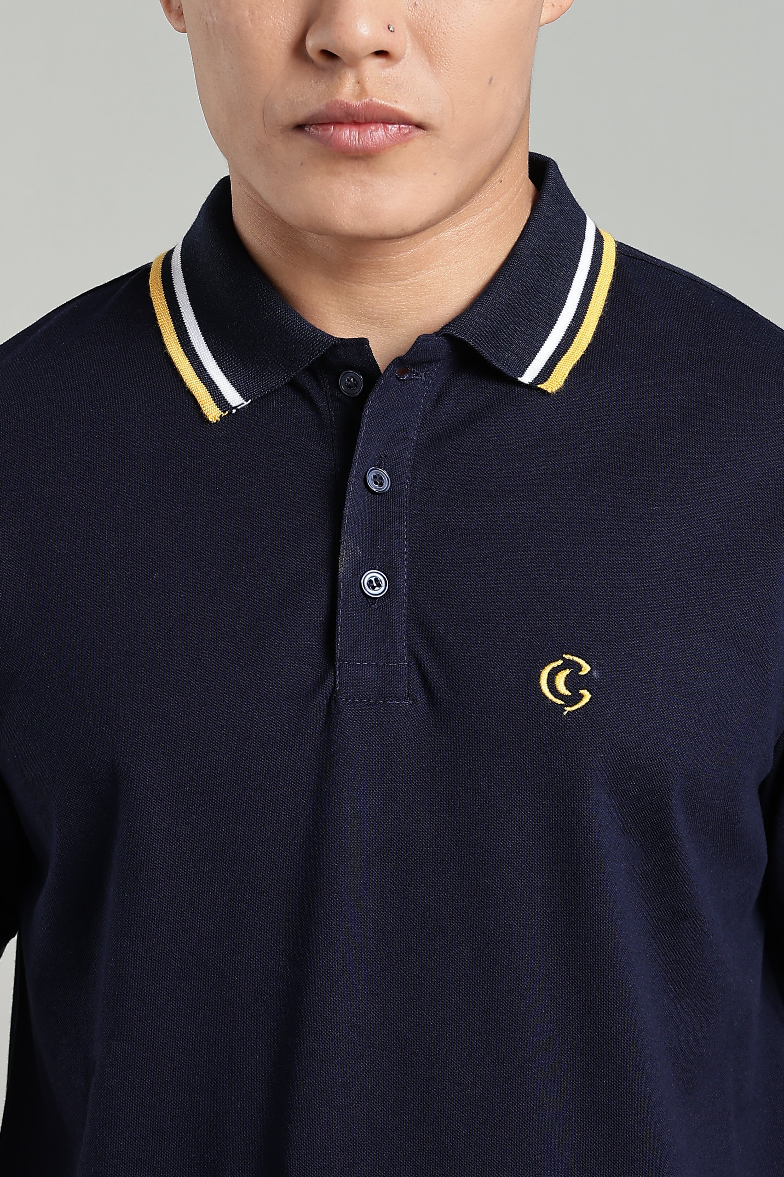 CAPDAZZ NAVY BLUE POLO T-SHIRT