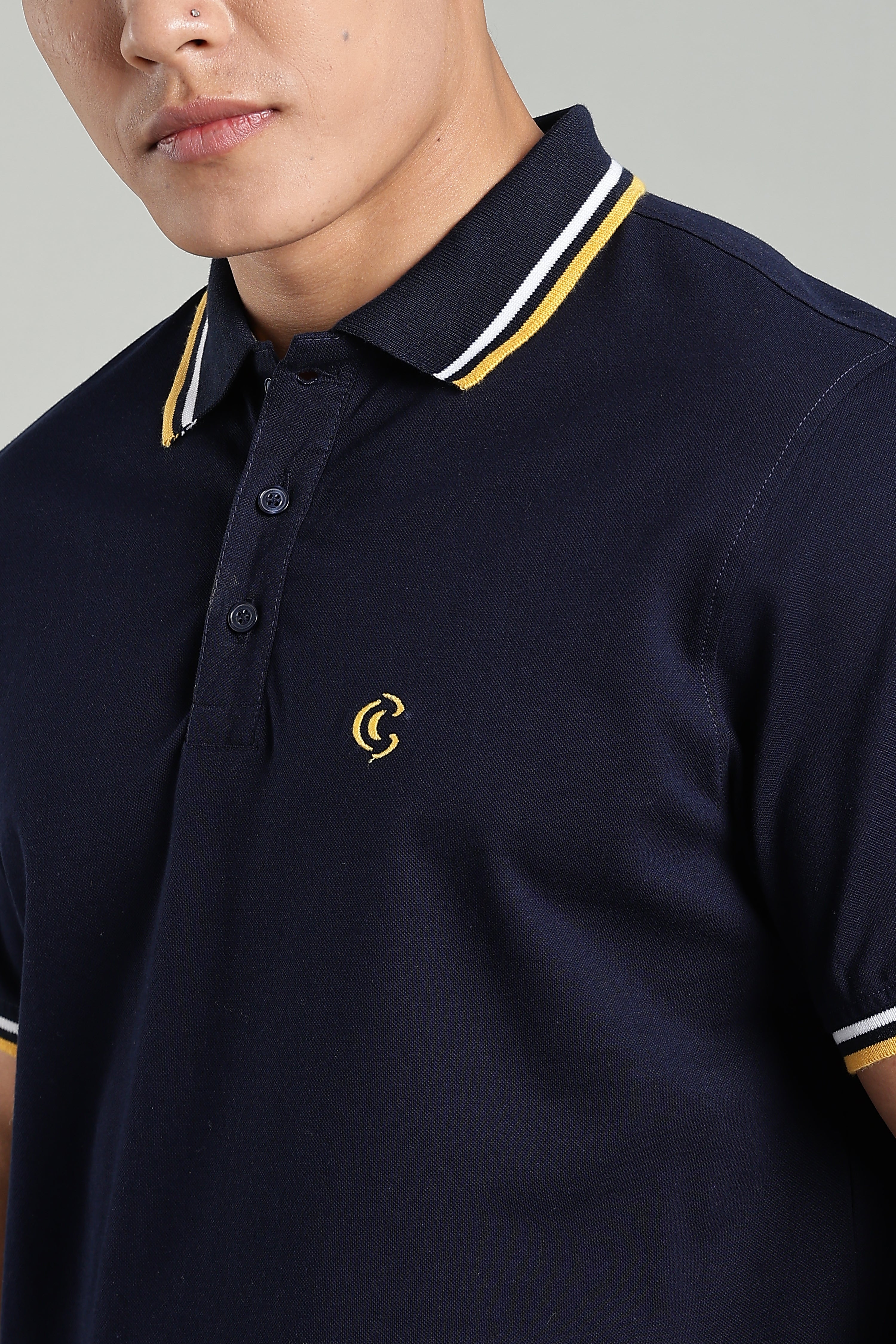 CAPDAZZ NAVY BLUE POLO T-SHIRT
