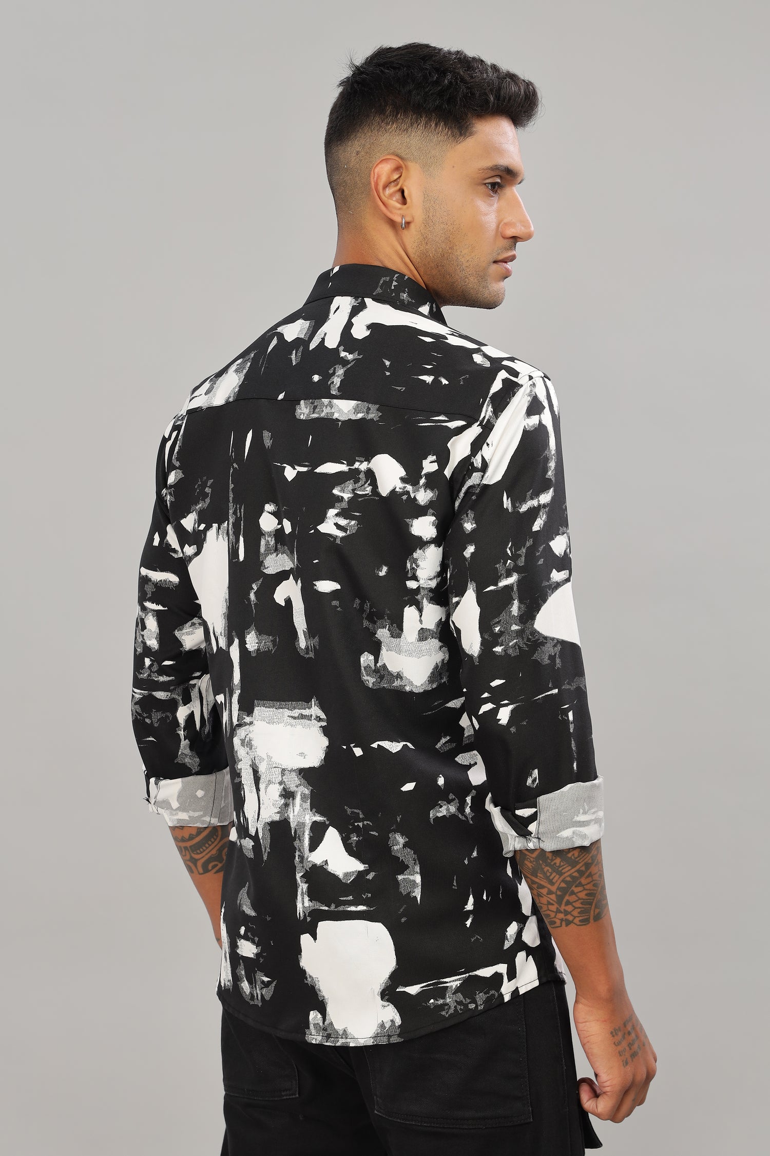 Black Abstract Shirt