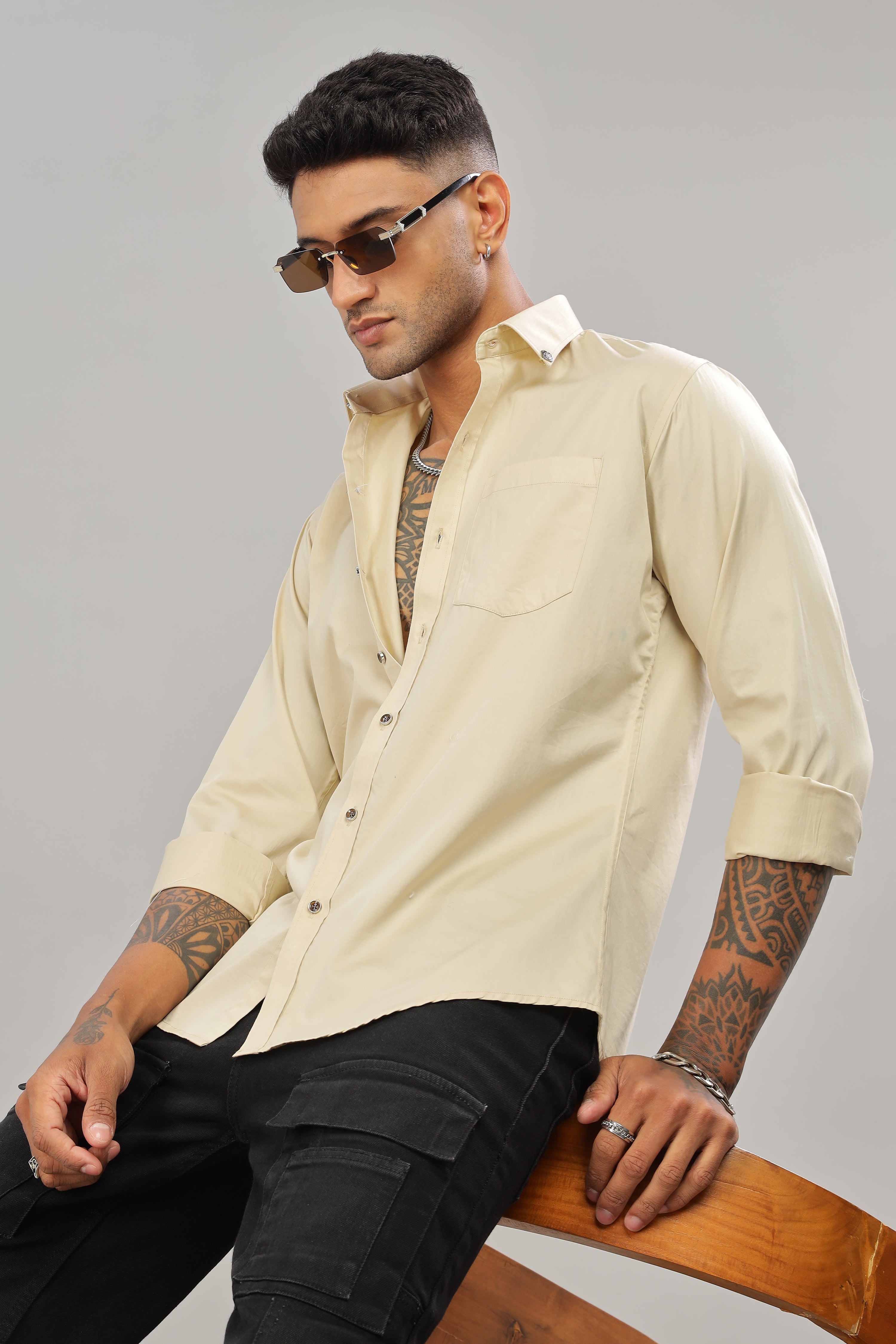 Plain Beige shirt