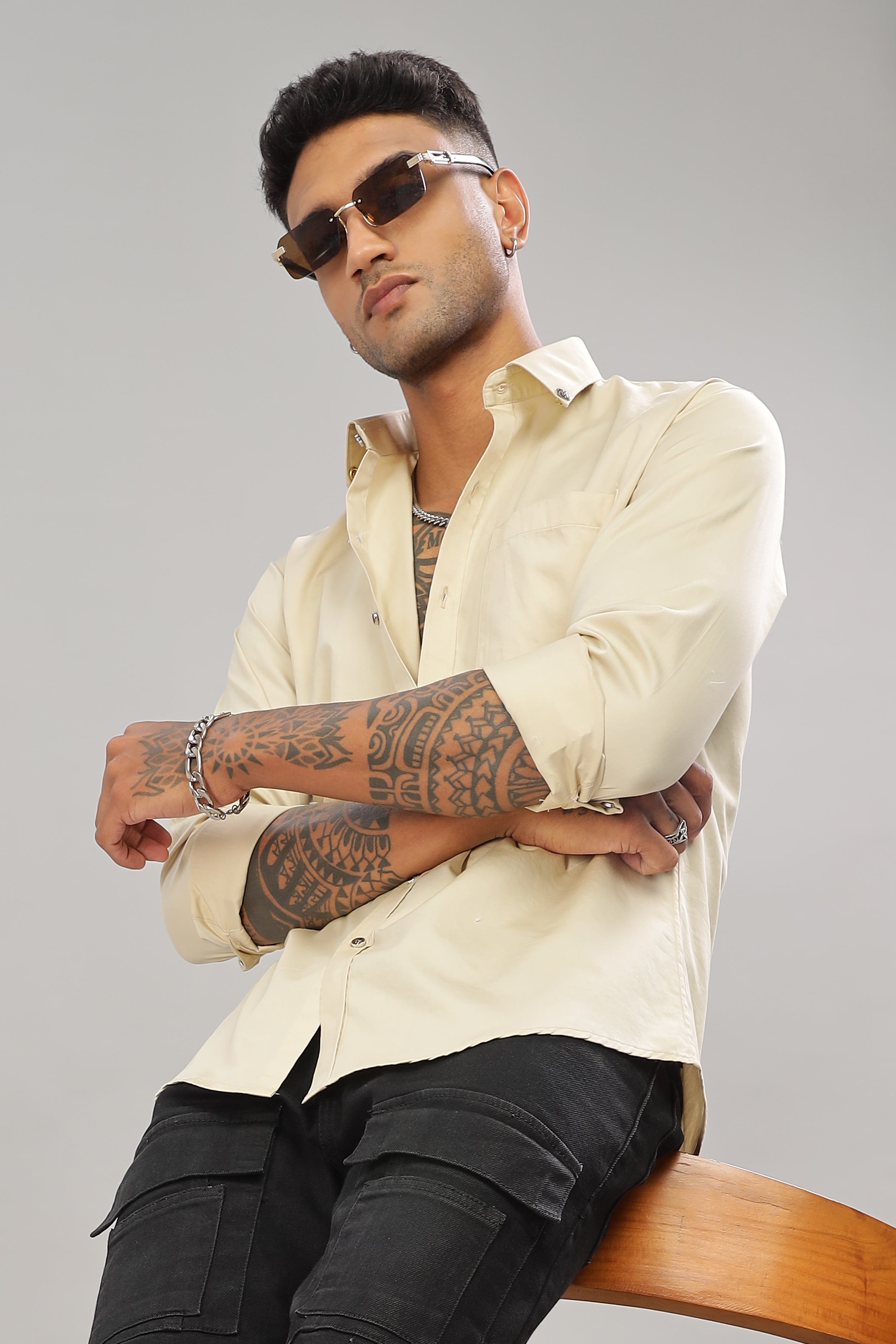 Plain Beige shirt