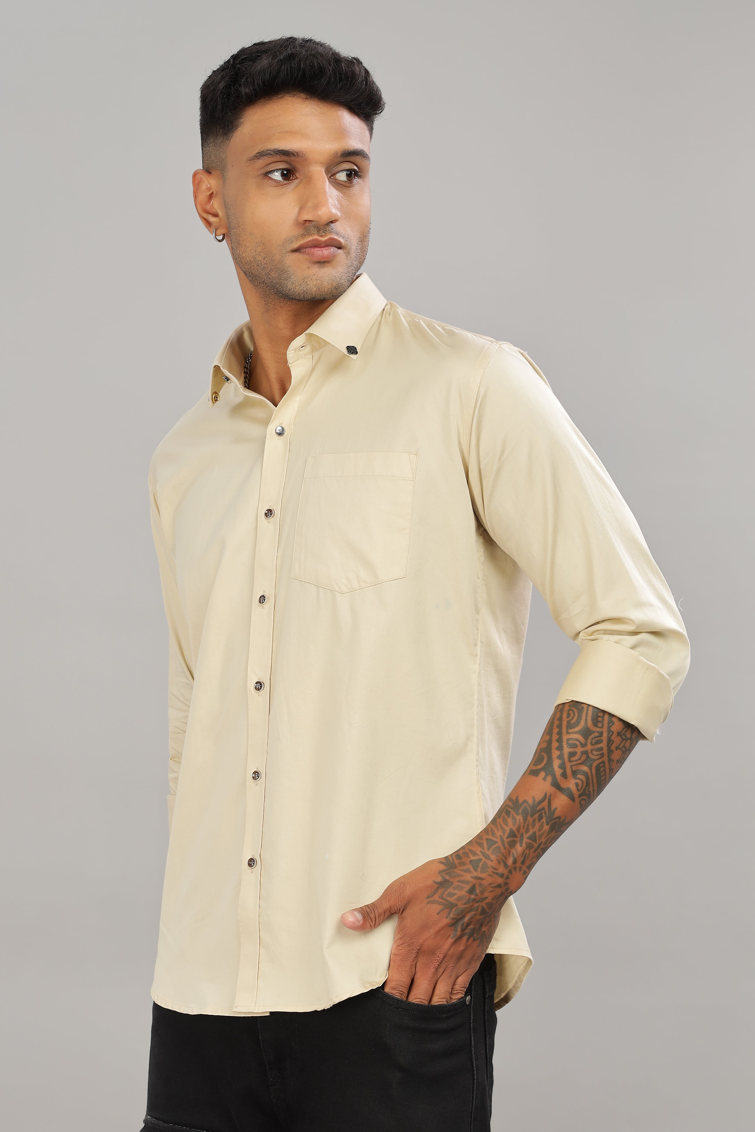 Plain Beige shirt