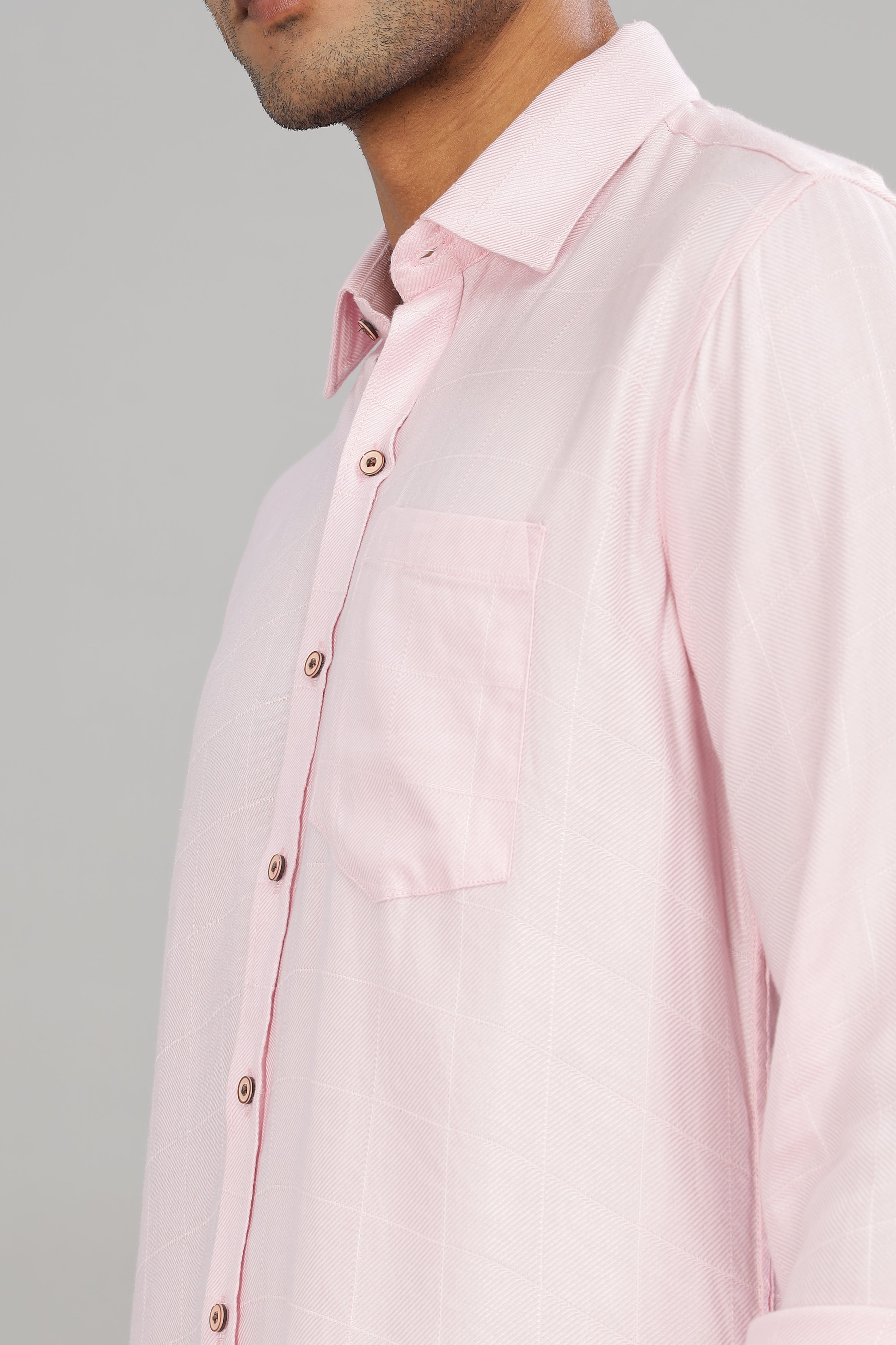 Pink Check Shirt