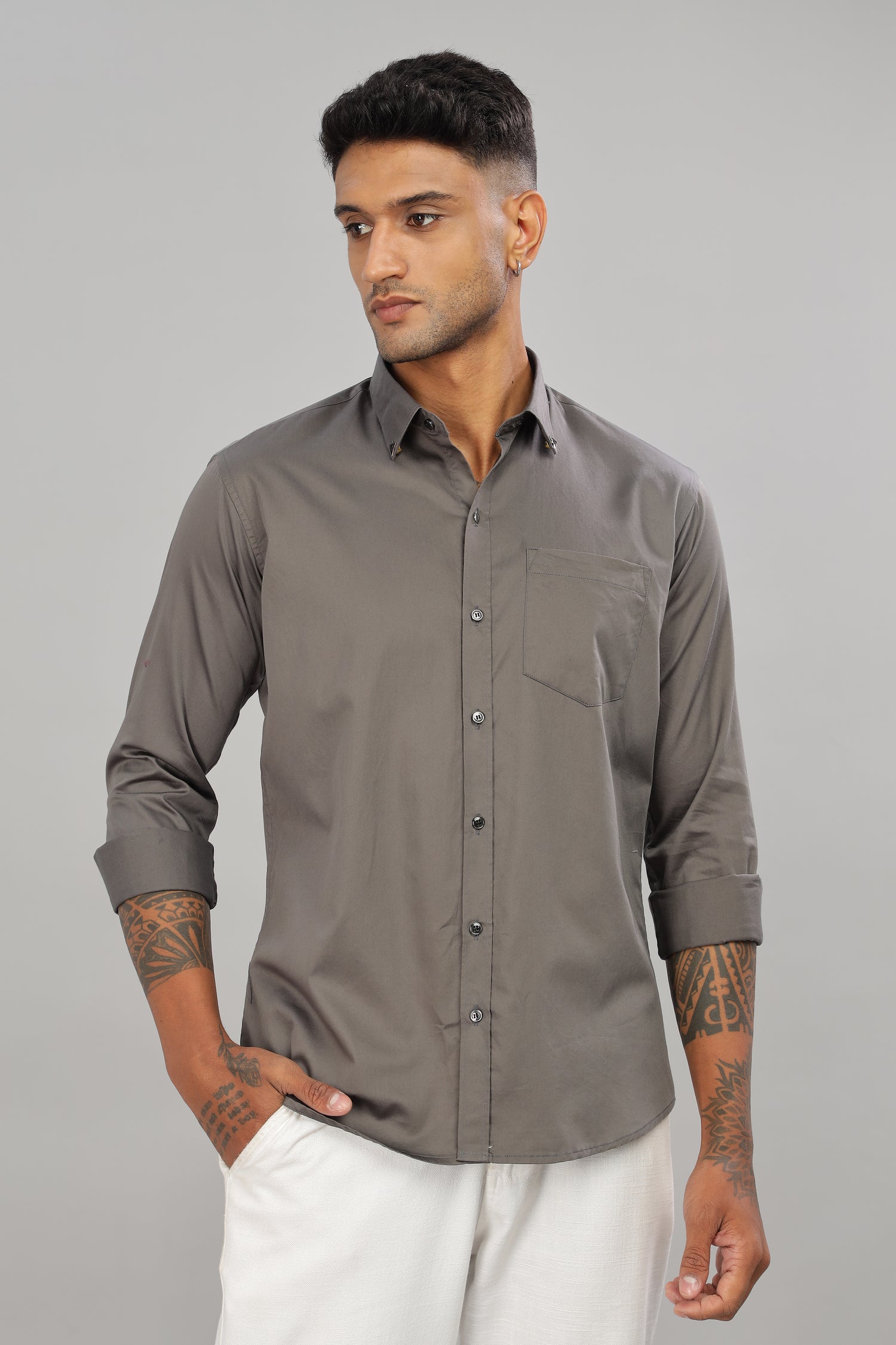 Plain Grey Shirt