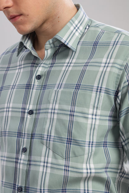 Green check Shirt