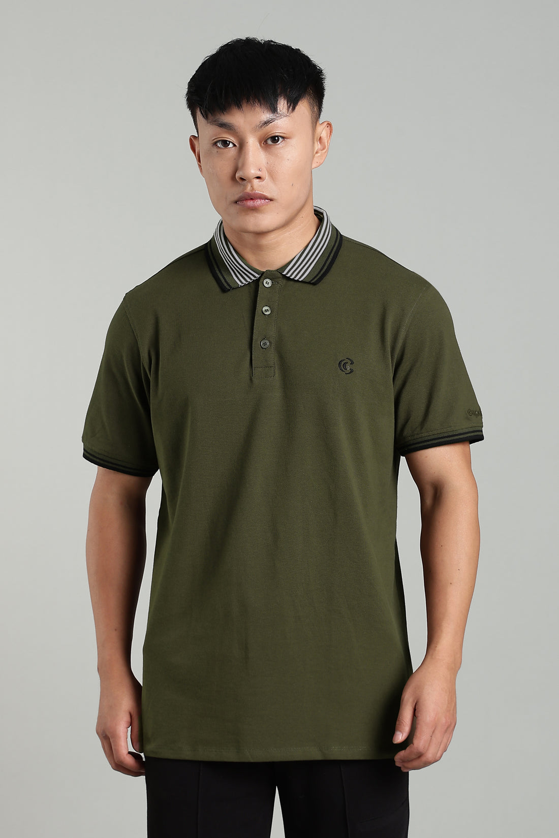 CAPDAZZ POLO OLIVE GREEN T-SHIRT