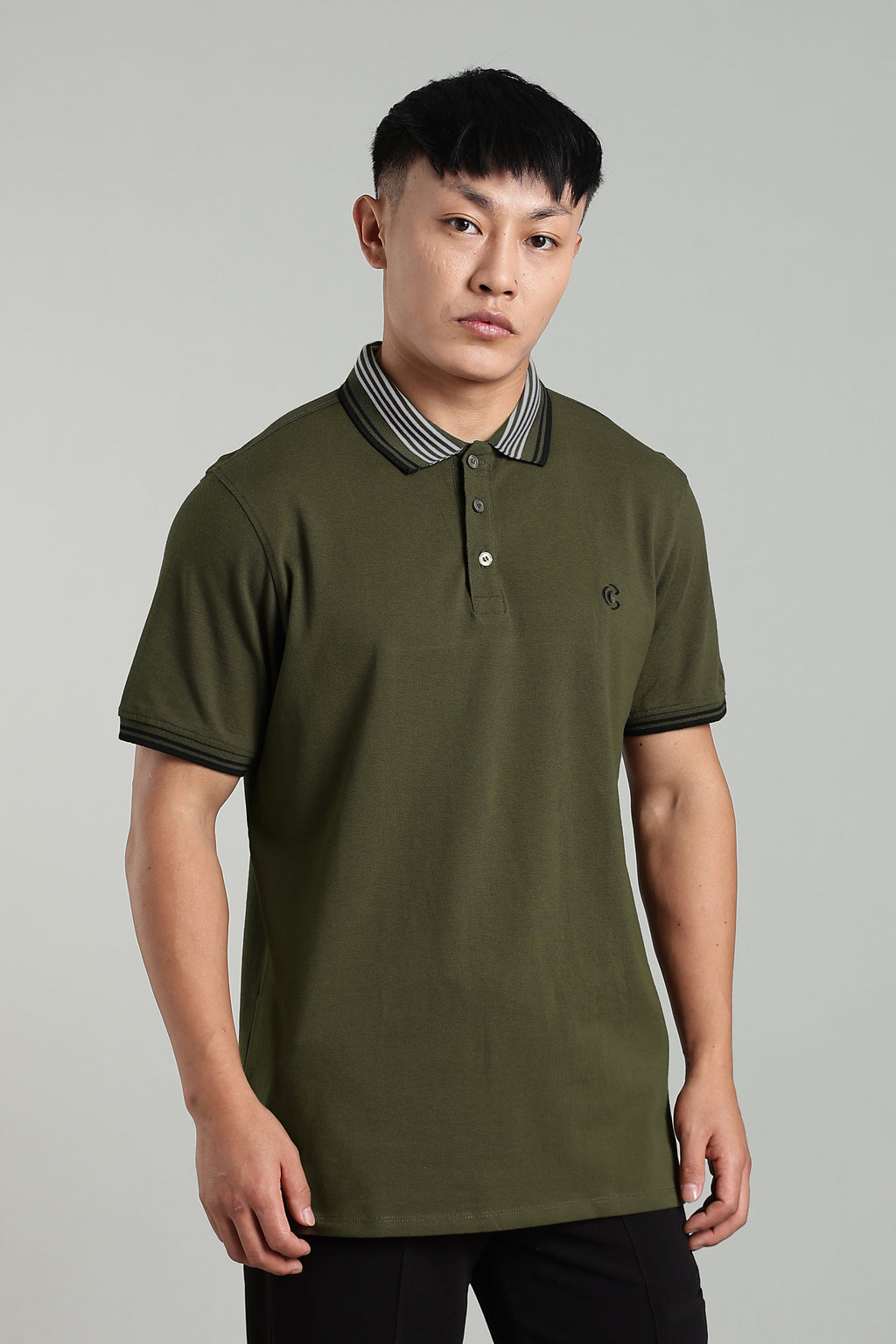 CAPDAZZ POLO OLIVE GREEN T-SHIRT
