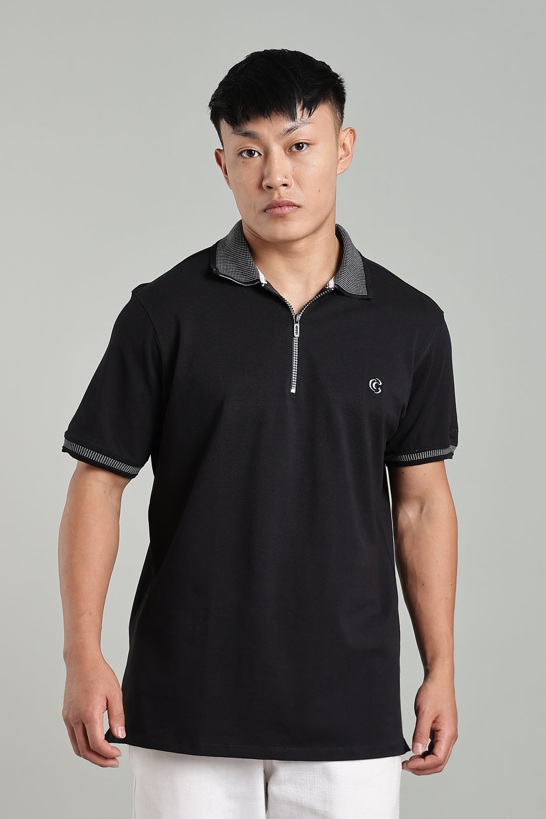 CAPDAZZ POLO BLACK T-SHIRT