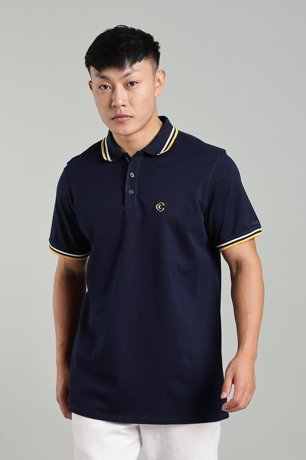 CAPDAZZ NAVY BLUE POLO T-SHIRT
